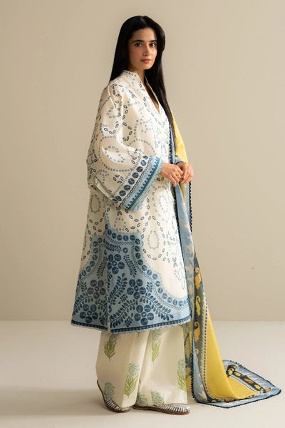 3 Piece Stitched Designer Suit - Ready To Wear