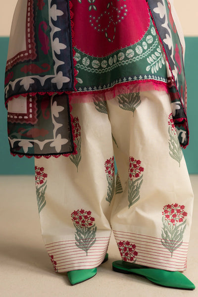 3 Piece Stitched Designer Suit - Ready To Wear