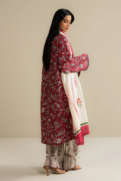 3 Piece Stitched Designer Suit - Ready To Wear