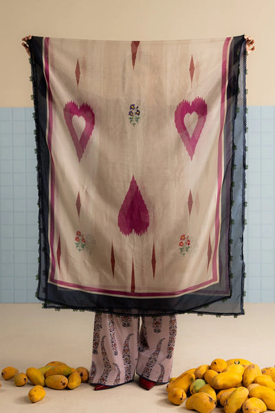 3 Piece Stitched Designer Suit - Ready To Wear