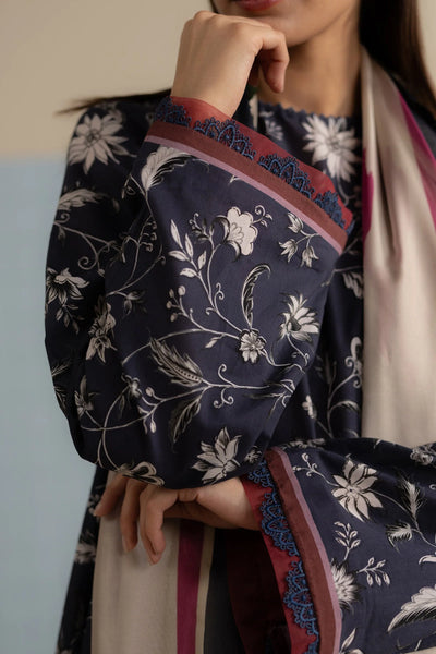 3 Piece Stitched Designer Suit - Ready To Wear