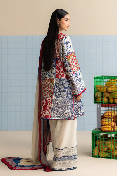 3 Piece Stitched Designer Suit - Ready To Wear