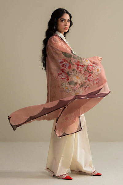 3 Piece Stitched Designer Suit - Ready To Wear