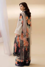 03-Piece Digital Printed Lawn With Chikankari Embroidery Suit - Ready To Wear