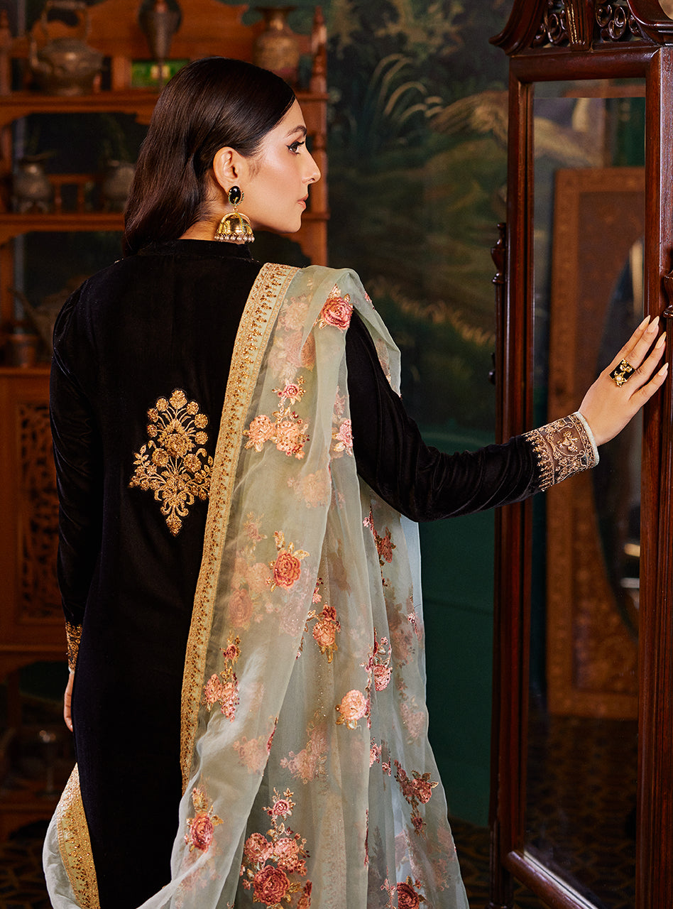 3 Piece Stitched Embroidery Suit - Ready To Wear