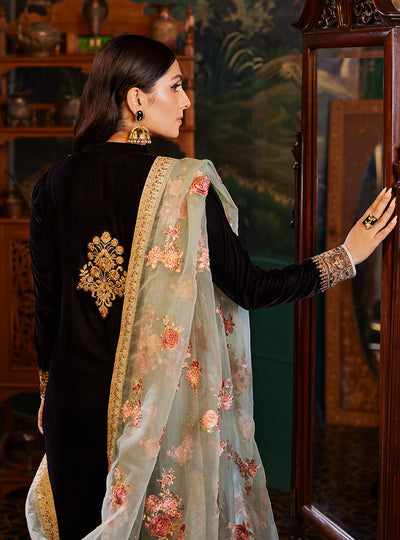 3 Piece Stitched Embroidery Suit - Ready To Wear
