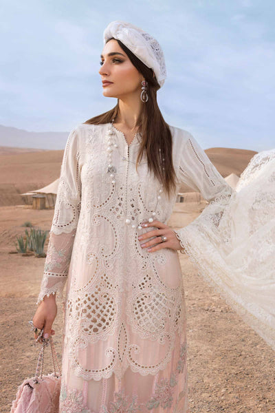 3 Piece Stitched Lawn Embroidery Suit - Ready To Wear