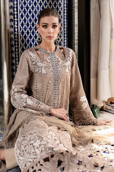 3 Piece Stitched Embroidery Lawn Suit - Ready To Wear