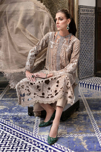 3 Piece Stitched Embroidery Lawn Suit - Ready To Wear