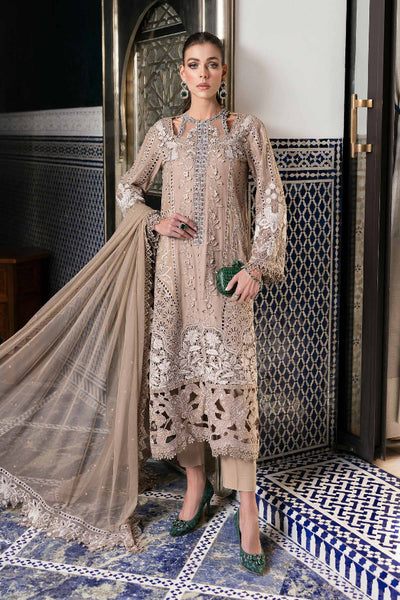 3 Piece Stitched Embroidery Lawn Suit - Ready To Wear