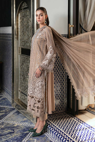 3 Piece Stitched Embroidery Lawn Suit - Ready To Wear