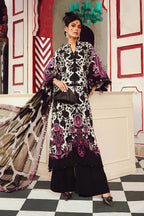 03-Piece Printed Lawn With Chikankari Embroidery - Ready To Wear
