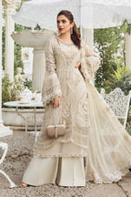 3 Piece Stitched Embroidered Chiffon Suit - Ready To Wear