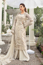 3 Piece Stitched Embroidered Chiffon Suit - Ready To Wear