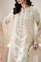 Pearl & Peach Bloom - Chikankari Suit | Ready To Wear