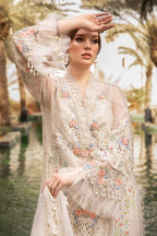 3 Piece Stitched Embroidered Organza Suit - Ready To Wear