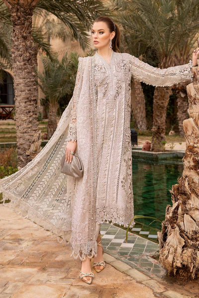 3 Piece Stitched Embroidered Lawn Suit - Ready To Wear