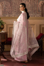 3 Piece Stitched Lawn Silk Suit - Ready To Wear