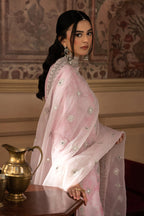 3 Piece Stitched Lawn Silk Suit - Ready To Wear