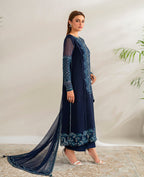 3 Piece Stitched Chiffon Suit - Ready To Wear