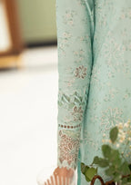 Ice Blue Elegance _ Embroidered Lawn Suit | Ready To Wear