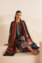 3 Piece Stitched Printed Lawn Suit - Ready To Wear