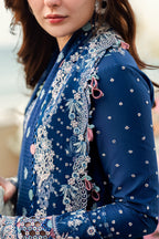 3 Piece Stitched Lawn Suit - Ready To Wear