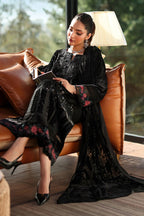 3 Piece Stitched Velvet Suit - Ready To Wear