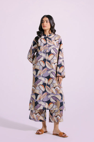 2 Piece Stitched Cotton Printed Cotton Suit - Ready To Wear