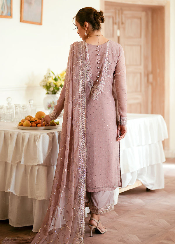 3 Piece Stitched Chiffon Suit - Ready To Wear