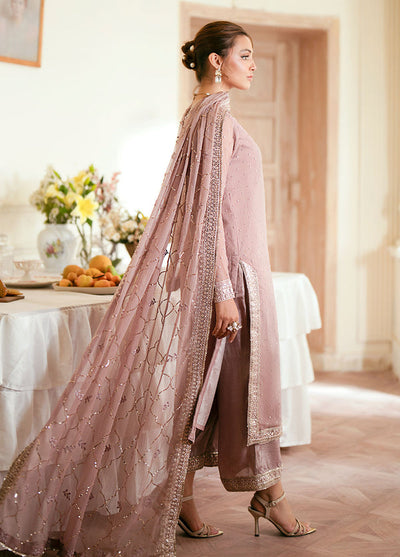 3 Piece Stitched Chiffon Suit - Ready To Wear