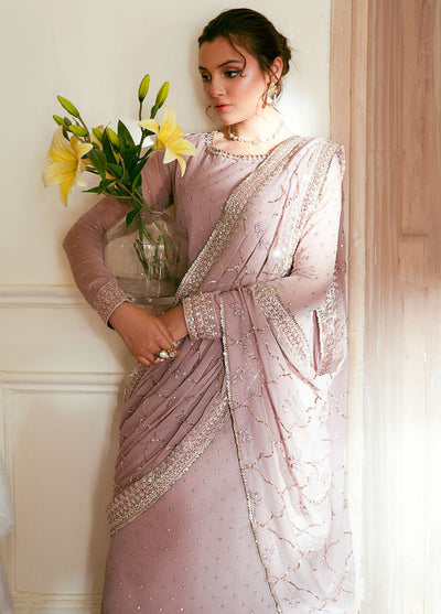 3 Piece Stitched Chiffon Suit - Ready To Wear
