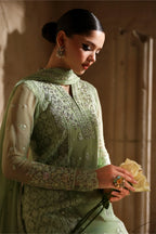 03-Piece Chiffon Suit With Embroidery - Ready To Wear