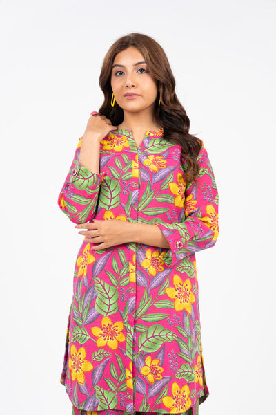 2 Piece Stitched Cotton Suit - Ready To Wear