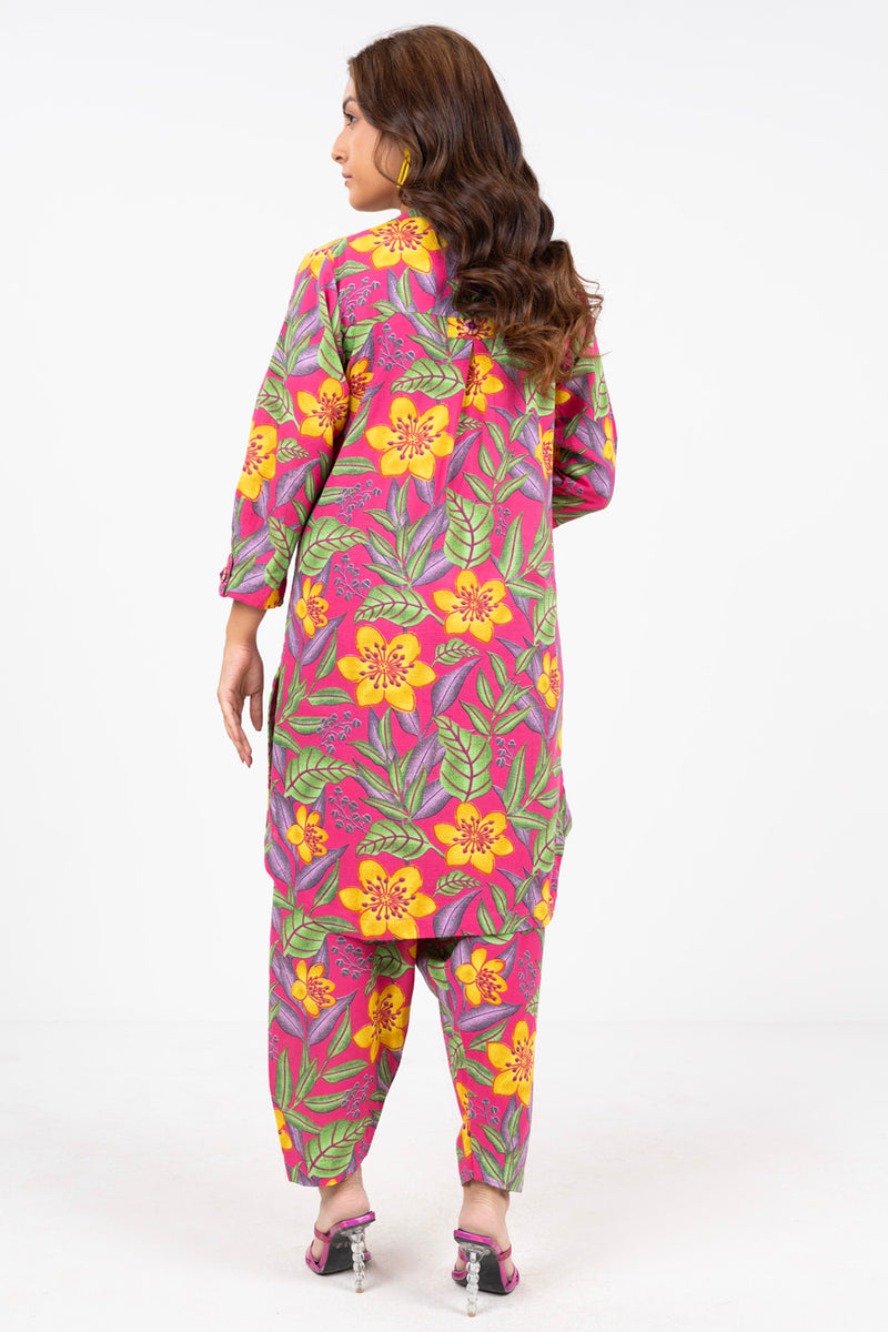 2 Piece Stitched Cotton Suit - Ready To Wear