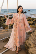 03-Piece Lawn Suit With Embroidery - Ready To Wear