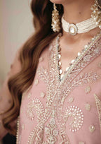 3 Piece Stitched Embroidered Bridal Suit - Ready To Wear