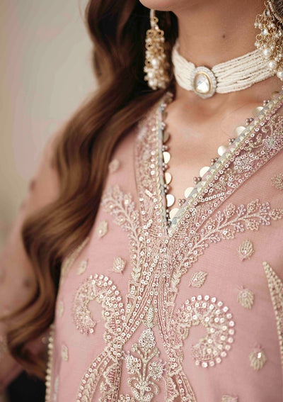 3 Piece Stitched Embroidered Bridal Suit - Ready To Wear