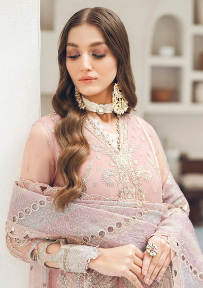 3 Piece Stitched Embroidered Bridal Suit - Ready To Wear