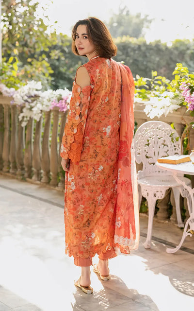 03-Piece Lawn Suit With Embroidered - Ready To Wear
