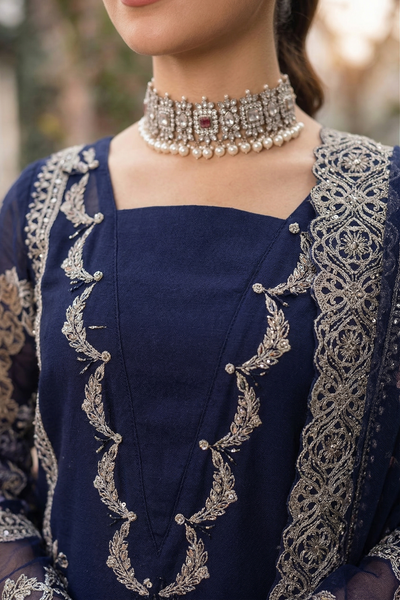 03-Piece Embroidery Lawn Suit - Ready To Wear