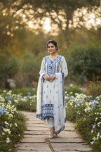 3 Piece Stitched Designer Dress - Ready To Wear