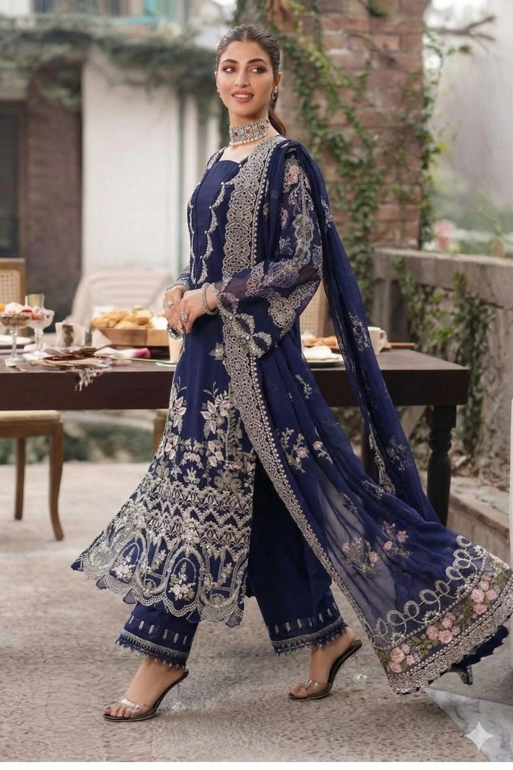03-Piece Embroidery Lawn Suit - Ready To Wear