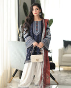 3 Piece Stitched Embroidery Suit - Ready To Wear
