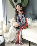 3 Piece Stitched Embroidery Suit - Ready To Wear