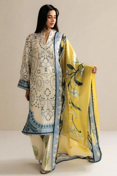 3 Piece Stitched Designer Suit - Ready To Wear