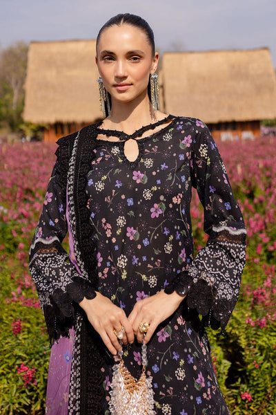 3 Piece Stitched Lawn Suit - Ready To Wear