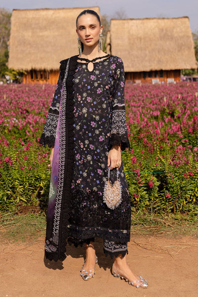3 Piece Stitched Lawn Suit - Ready To Wear