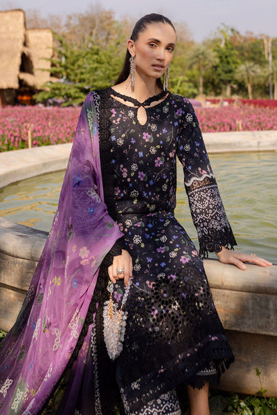 3 Piece Stitched Lawn Suit - Ready To Wear