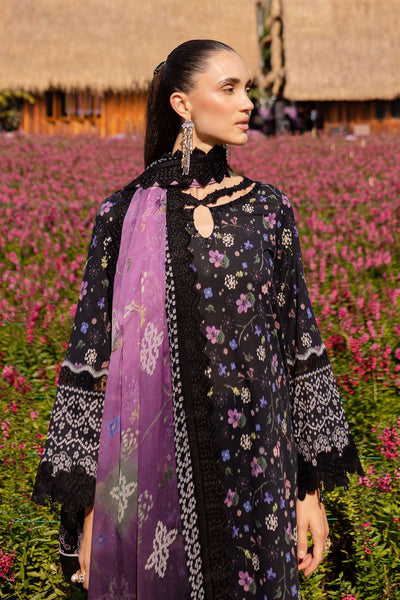 3 Piece Stitched Lawn Suit - Ready To Wear